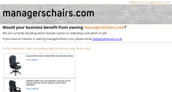 Desktop Screenshot of managerschairs.com