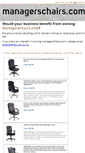 Mobile Screenshot of managerschairs.com